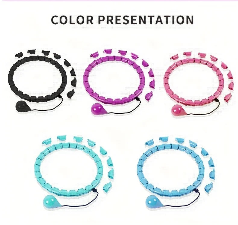 Adjustable Exercise Ring for Abdominal Workout Detachable Fitness Ring Equipment Gym Home Workout Weight Loss