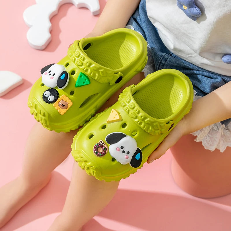 Cute Non-slip girls sandals garden shoes cartoon child baby sandals summer kids slippers high quality beach kids sandals