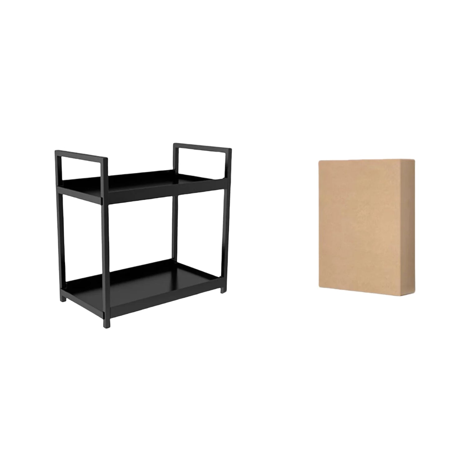 2-layer cosmetic organizer, multi-functional dresser organizer, large capacity makeup rack, suitable for lipstick and skin care