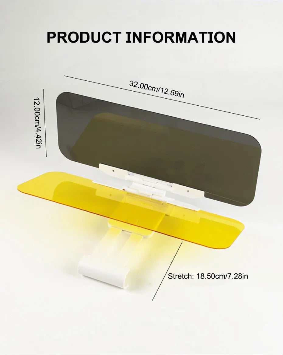BLALION Car Sun Visor Anti-Dazzle Anti-UV Adjustable Blocker Polarized Sunshade Plate Clear Vision SUV Trucks Auto Accessories