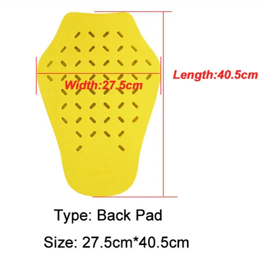 CE Motorcycle Back Protector Jackets Insert Back Protector Armor Motorbike Bike Riding Protection pads Spine Anti-fall