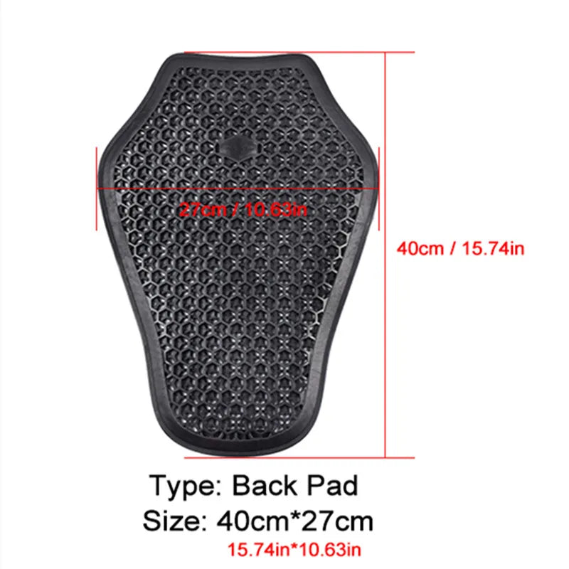 CE Motorcycle Back Protector Jackets Insert Back Protector Armor Motorbike Bike Riding Protection pads Spine Anti-fall