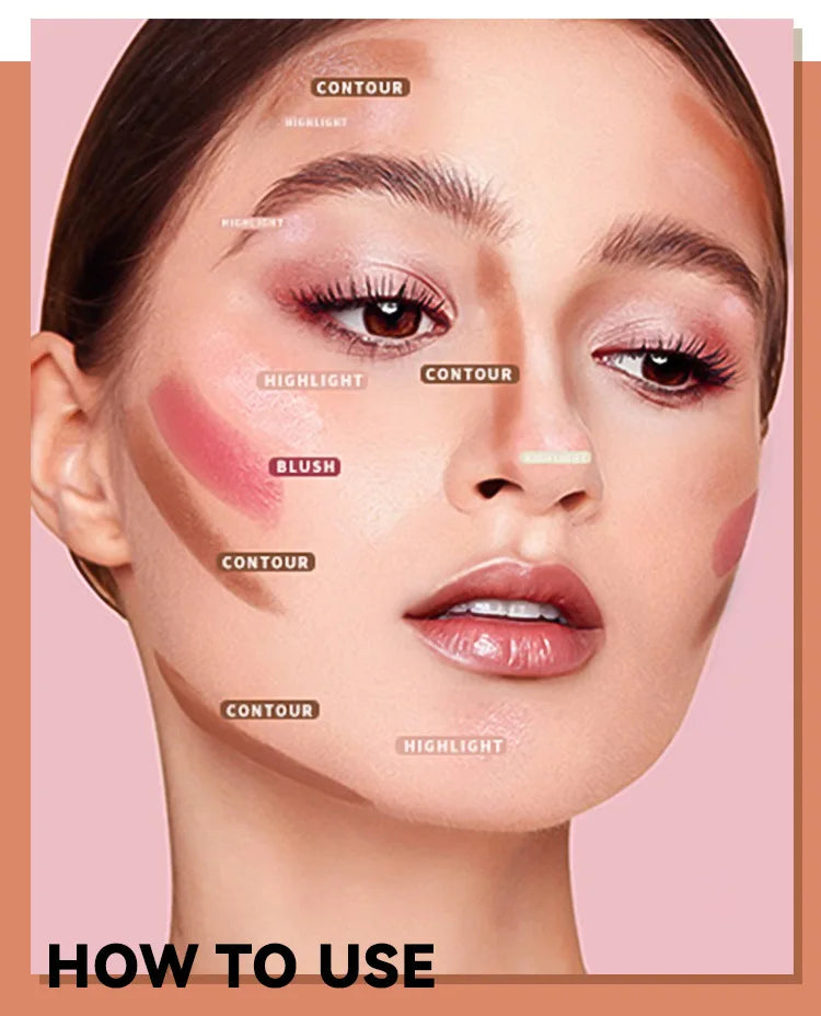 Magic Blush Stick Cheek Lip Tinted Moistured Blush Stick Silky Brighten Blush Cream Blusher Cosmetics Tubes Matte Contour