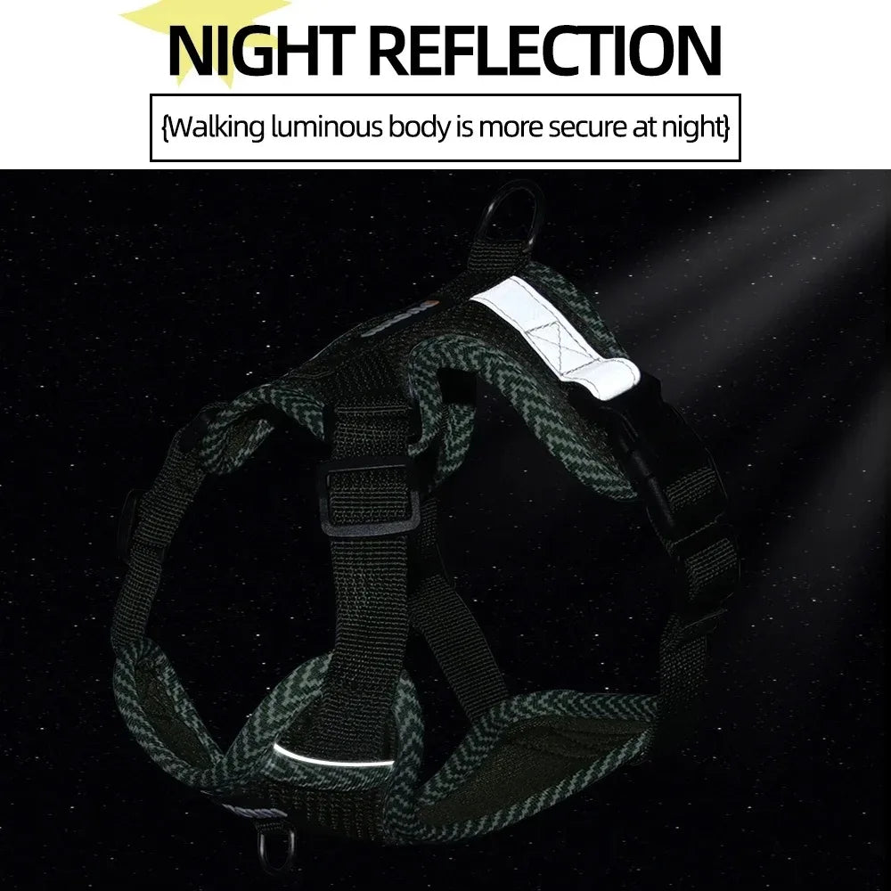 Pet Supplies Chest Strap Collars Dog Harness Collar for Cats Accessories Pets Dogs Products Small Tactical Vest Puppy Leash