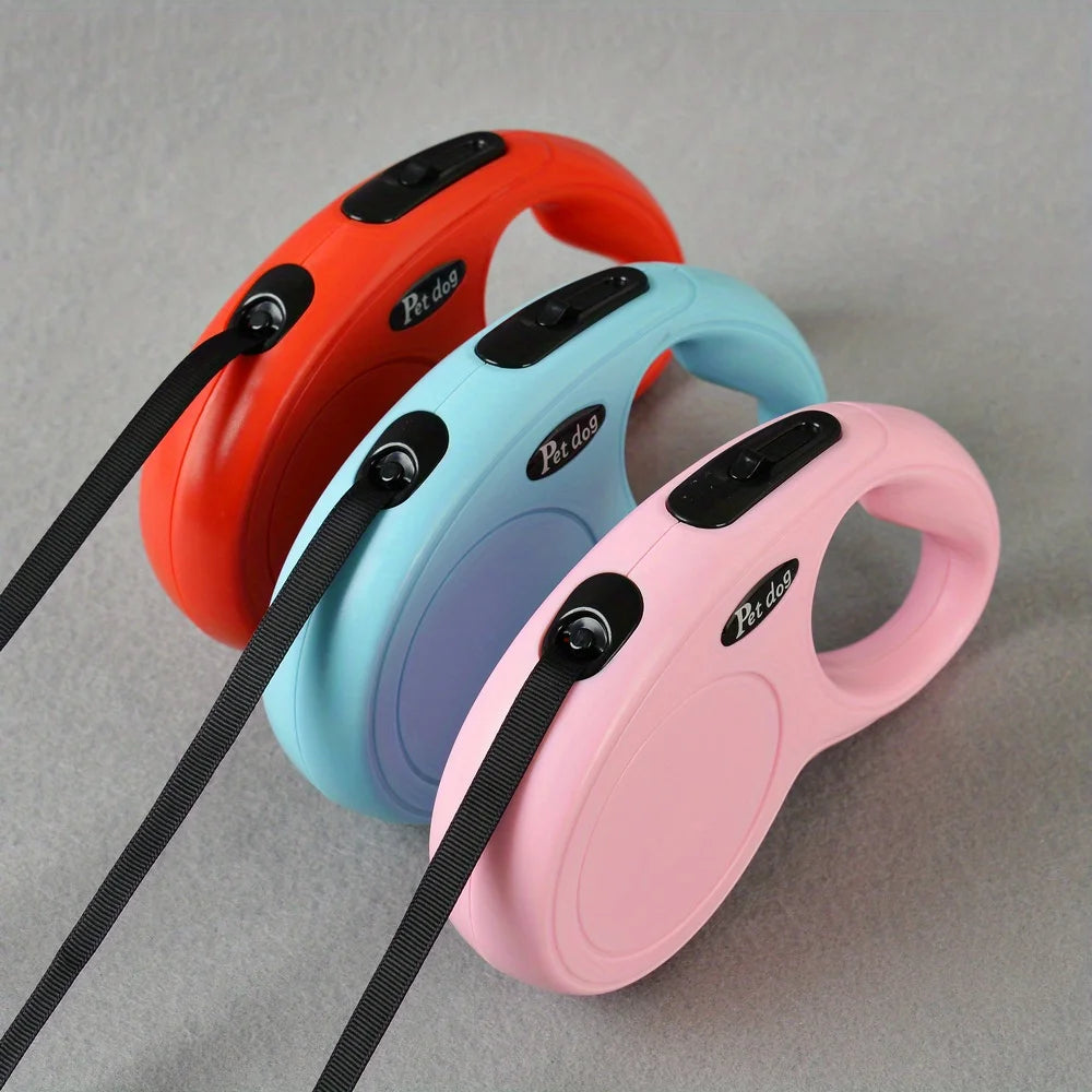 Dog Collar Dog Retractable Pet Leash for Dogs and Cats - Automatic and Tangle-Free Dog Accessories