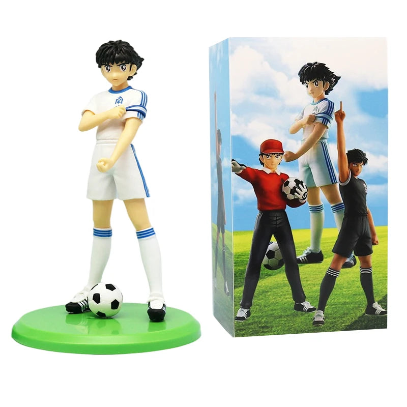18cm Captain Tsubasa Anime Figure Ozora Tsubasa Action Figures Hyuuga Wakabayashi/ KojirouGenzou Figurine Collection Model Toys