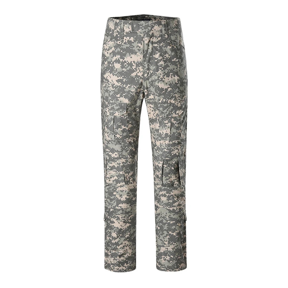 Tactical Camouflage Pants Outdoor Hunting Training Suit Combat Pants Ripstop Cargo Pants Men's Working Clothing Hiking Trousers