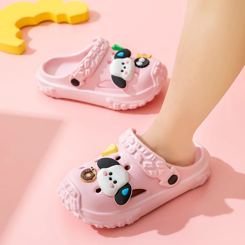 Cute Non-slip girls sandals garden shoes cartoon child baby sandals summer kids slippers high quality beach kids sandals