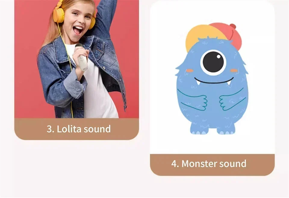 Bluetooth Speaker K12 Portable Karaoke Machine 5.3 PA System With 2 Wireless Microphones Home Family Singing Children's Gifts