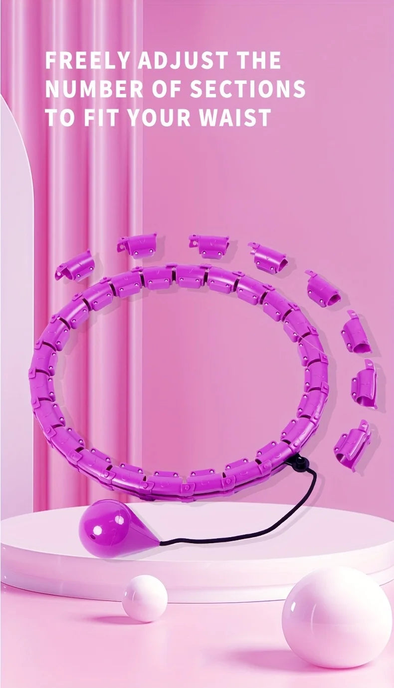 Adjustable Exercise Ring for Abdominal Workout Detachable Fitness Ring Equipment Gym Home Workout Weight Loss