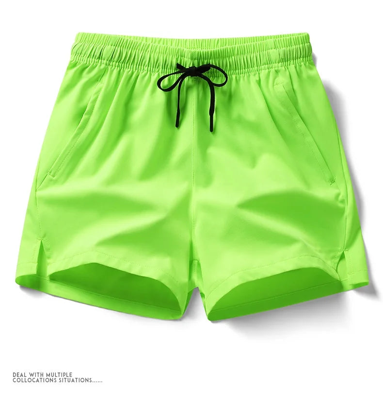 2024 summer hot selling sports shorts, running pants, three piece pants, men's and women's zippered pockets, couple's short