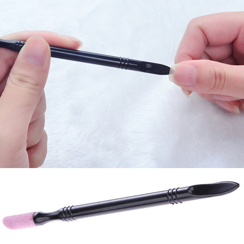Nail Art New Double Headed Quartz Grinding Rod Engraving Grinding Pen Exfoliating and Rubbing Ongles Art Supplies