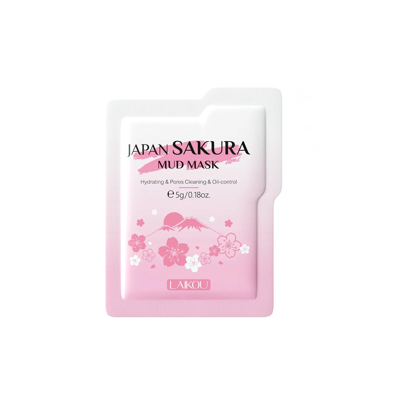 LAIKOU Japan Sakura Solid Mask Deep Cleansing Oil Control Balance Antioxidan Shrink Pores Remove Blackheads Mud Mask 5g