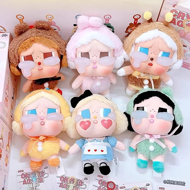 Crying Again Series-Vinyl Face Blind Box Mystery Box Guess Bag Toys Doll Cute Anime Figure Desktop Ornaments