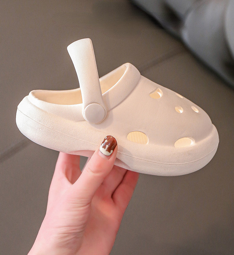 2023 Boys Girls Summer Kids Clogs Children's Hole Shoes Infant Indoor Slippers Non-Slip Beach Sandals Toddler Baby Home Shoes