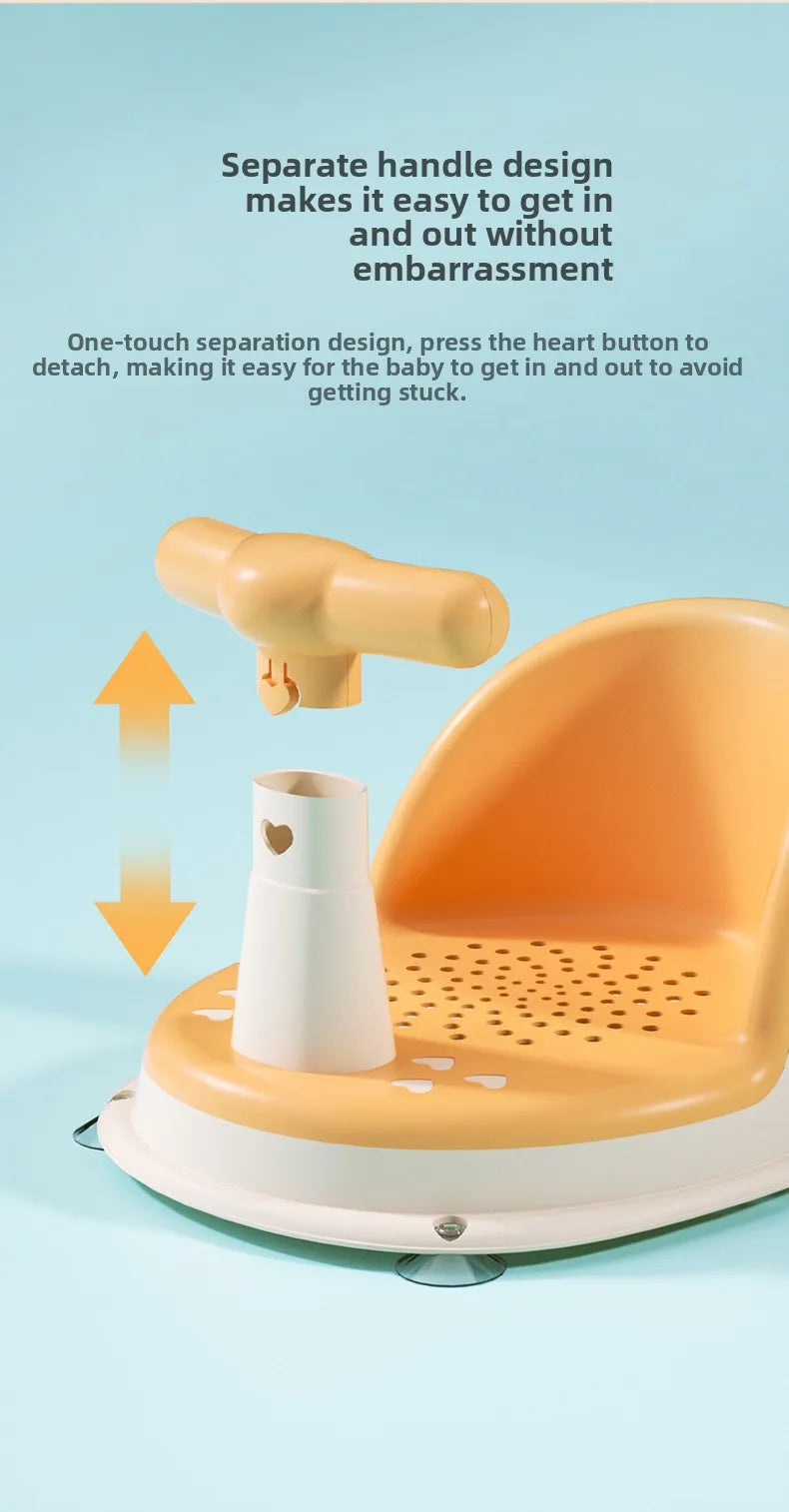 Baby bath seat kidsbathhandy gadgetbath stool can sit baby bath chair bathtub bracket non-slip bath stool