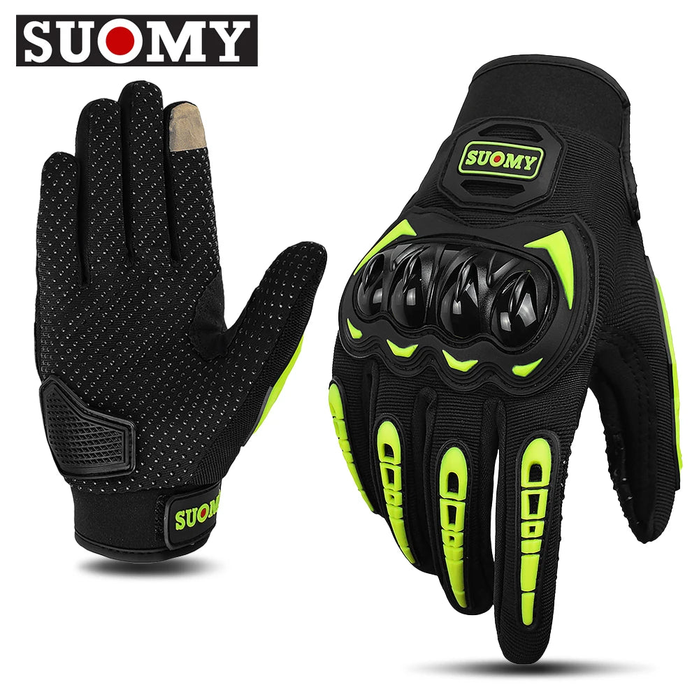 Suomy Motorcycle Gloves Men Women Summer Motorbike Racing Gloves Touch Screen Breathable Motocross Moto Biker Cycling Gloves