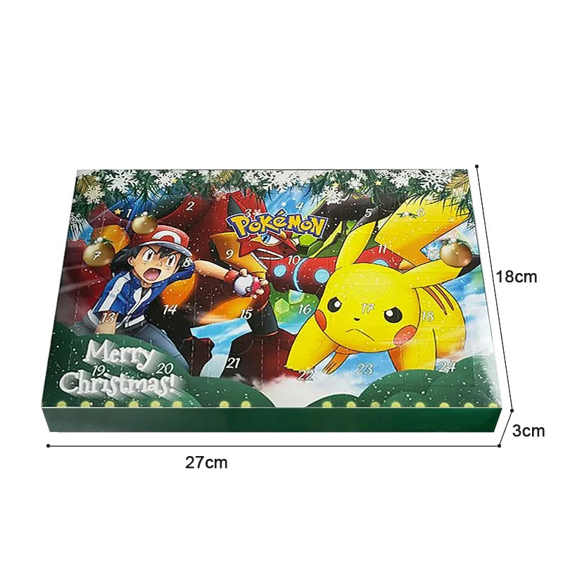 Pokemon Figure Christmas Halloween Advent Calendar Gift Kawaii Pikachu Anime Figural Action 24Pcs Set PVC Model Kid Toys