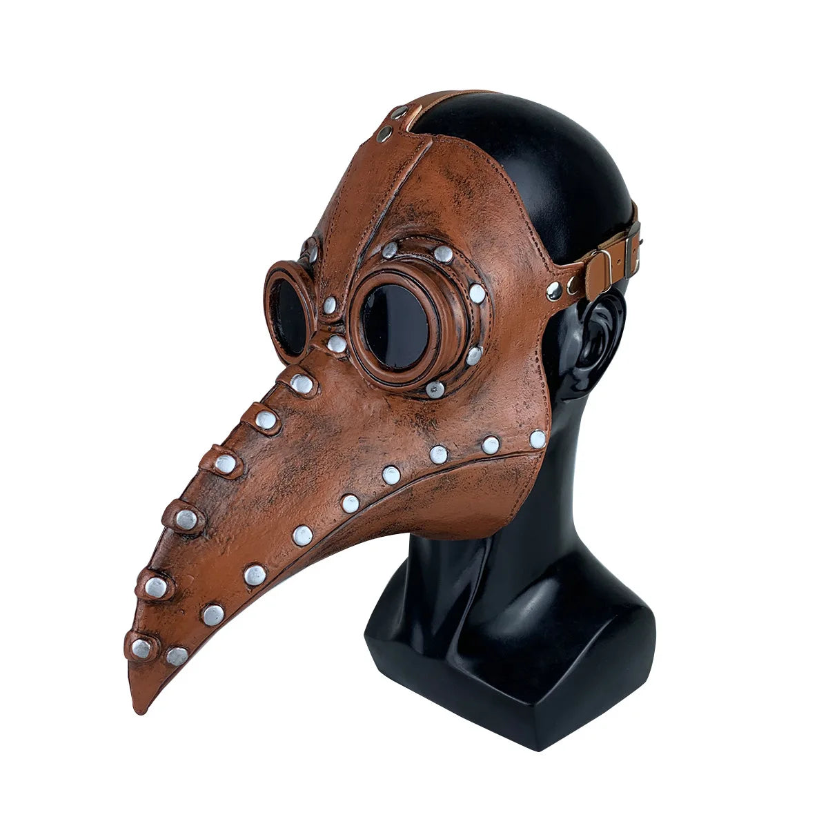 Steampunk Plague Doctor Mask Long Nose Bird Beak Leather Masks Cosplay Party Masquerade Halloween Carnival Costume Props