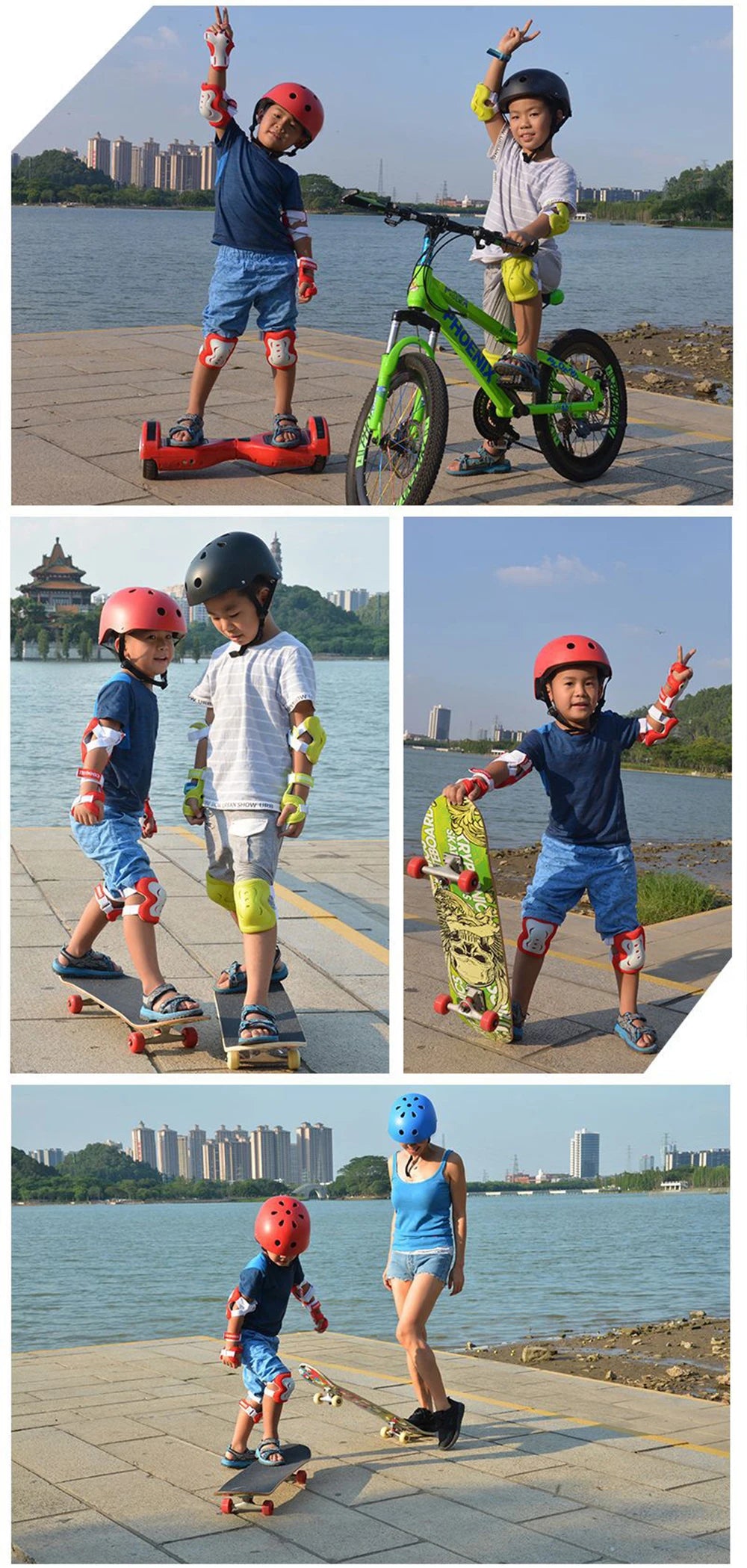 Adult Children's Skateboard Helmets Outdoor Sports Skiing Cycling Roller Skating Helmets Rock Climbing Safety Protection Helmets