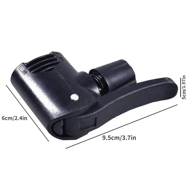 2pcs Cycling Accessory Bicycle Bike Cycle Tyre Tube Replacement Dual Head Air Pump Adapter Valve Useful Bicycle Component Pump