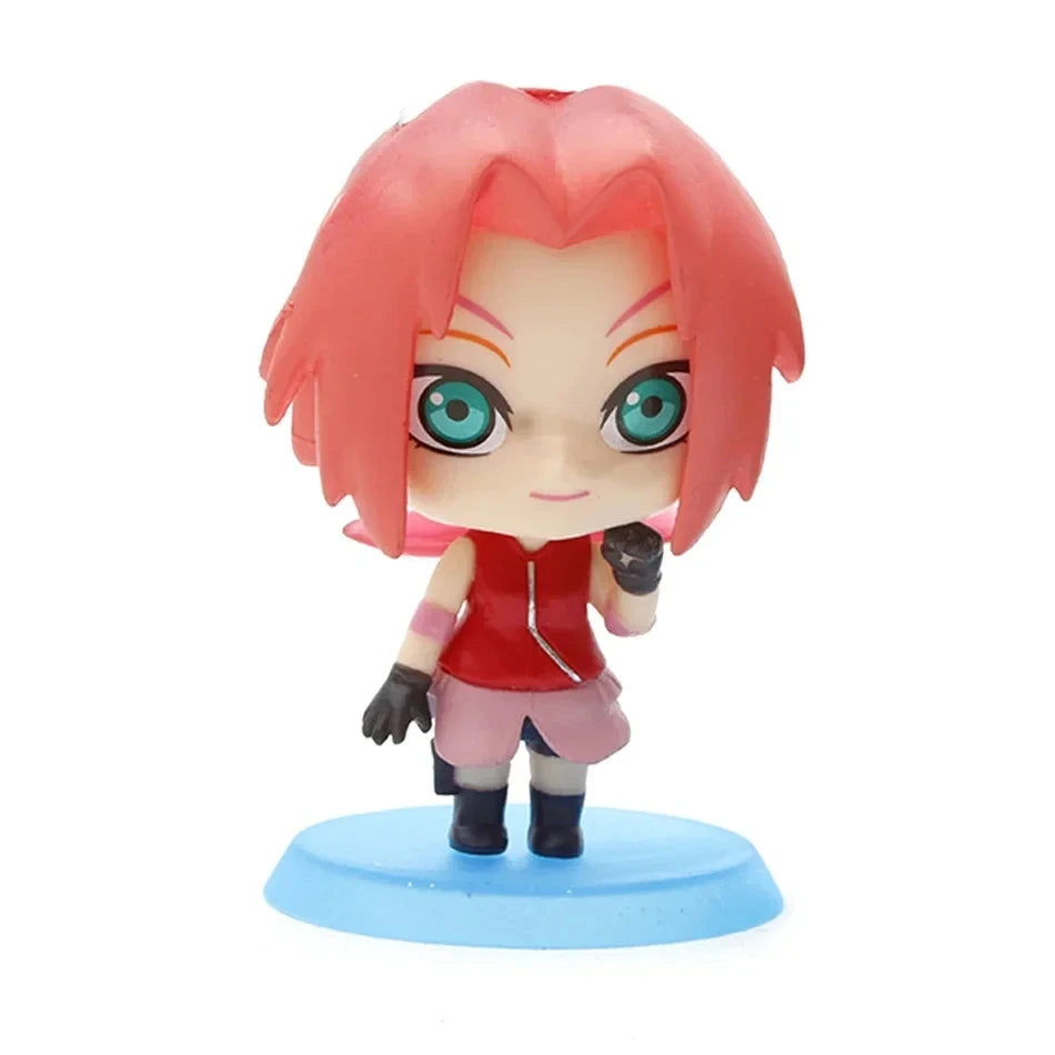 Anime Naruto Figure Toy Set Uzumaki Naruto Uchiha Sasuke Action Anime Model PVC Statue figurine Collectible Toys