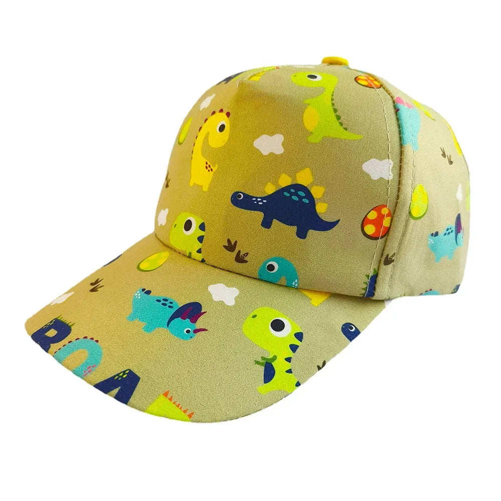 New Cartoon Summer Baby Sun Hat Kids Visor Cap for Boys Girls Travel Baby Baseball Cap Children Beach Sun Cap Accessories