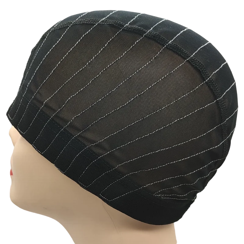 1PC Mesh Wig Caps For Sewing Machine Training 4x4 Lace Closure Wig Caps Spandex Dome Guideline Wig Caps for Making Wigs