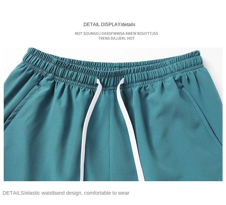 2024 summer hot selling sports shorts, running pants, three piece pants, men's and women's zippered pockets, couple's short