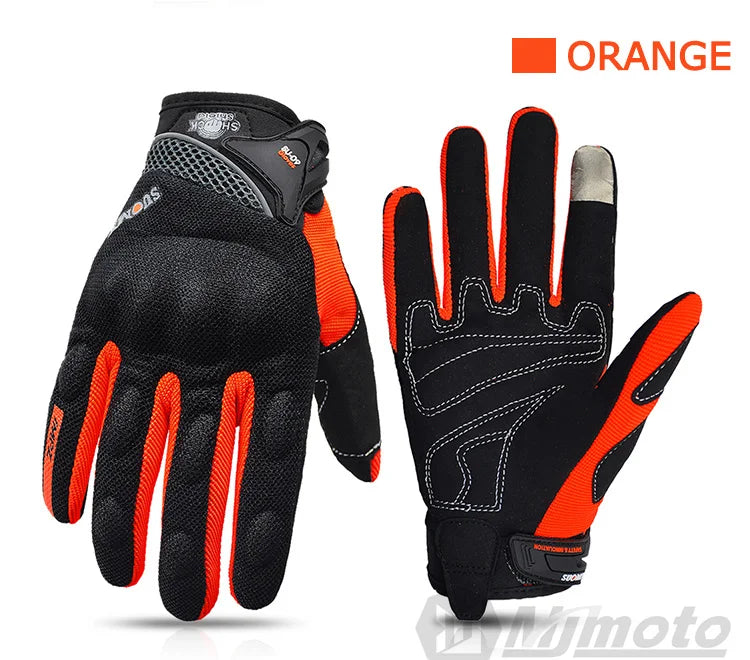 SUOMY Summer Motorcycle Gloves Men Women Touch Function Motorbike Racing Glove Full Finger Guantes Moto Biker Cycling Gloves