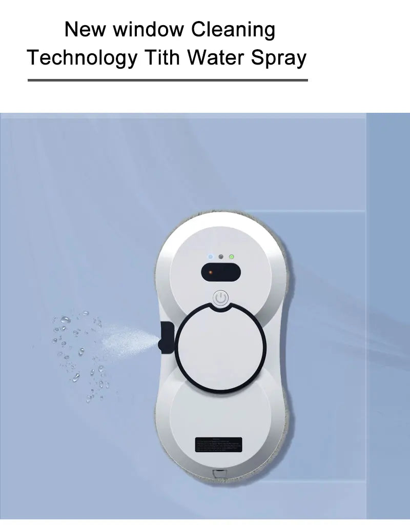 PuRuiKai robot electric automatic window cleaning Robotic vacuum cleaner, with remote control, automatic spray
