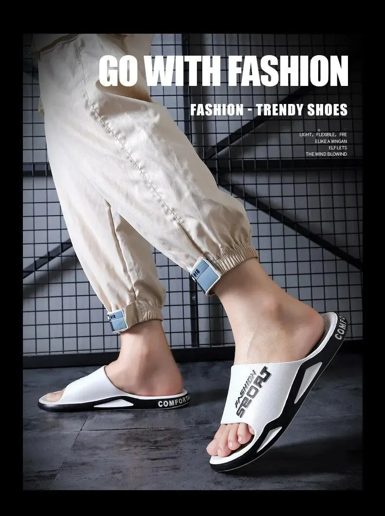 New Slippers Men Summer Sports Outdoor Non-Slip Couples Home Bathroom Sandals And Slippers Women Ciabatte Uomo Flip Flop