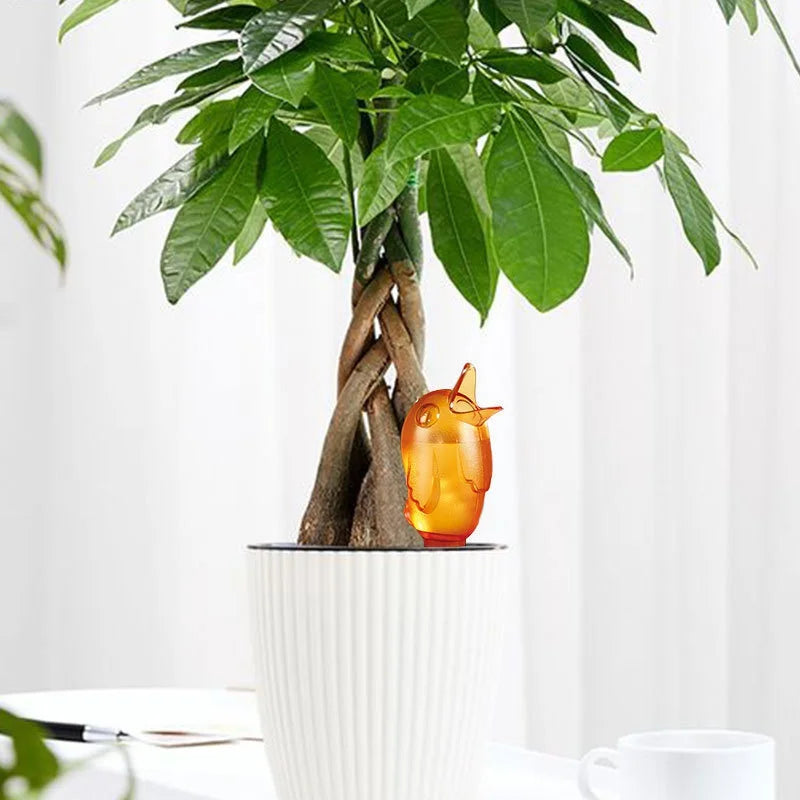 2 Pcs Garden Automatic Watering Tool Cute Birds Indoor Drip Watering System Kit Potted Plant Waterers Spike for Houseplant
