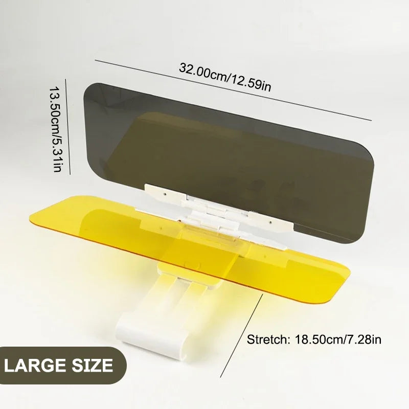 BLALION Car Sun Visor Anti-Dazzle Anti-UV Adjustable Blocker Polarized Sunshade Plate Clear Vision SUV Trucks Auto Accessories