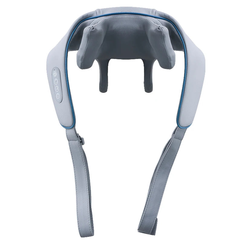 Neck and Shoulder Massager Wireless Shoulder and Back Kneading Massage Shawl Trapezius Neck Cervical Masajeador