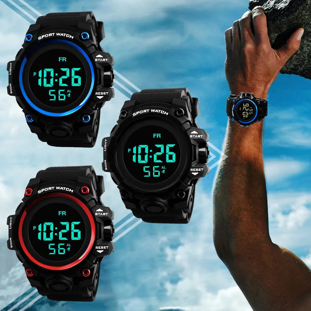 Keglect men's multifunctional digital watch, outdoor sports watch