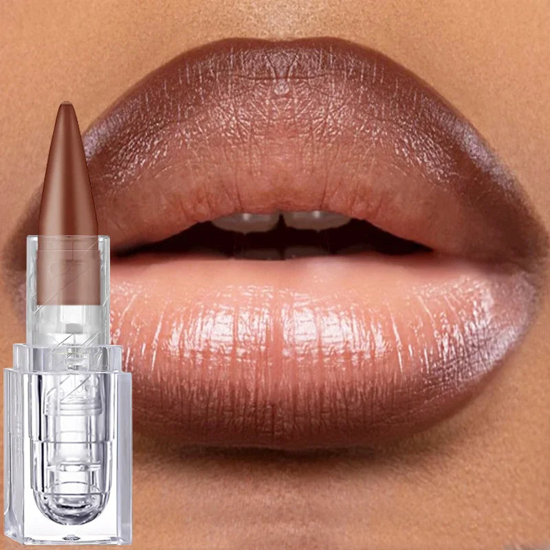 Lipliner Natural Nude Color Moldin, Lipstick Crayon Pigment Moisturizing Lip Color Combination Cosmetics