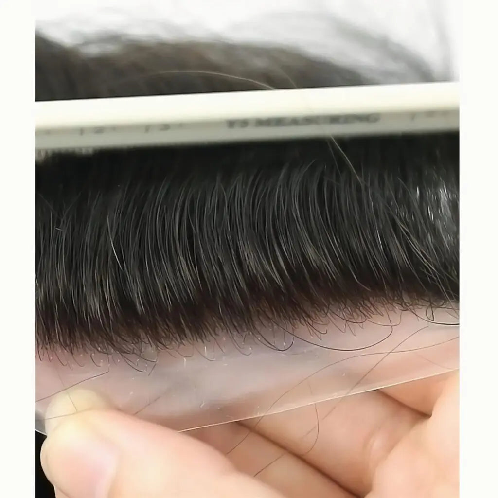 Toupee for Men 0.04mm Thin Skin PU Human Hair Prosthesis and Hair Units Hair Replacement System base 10*8