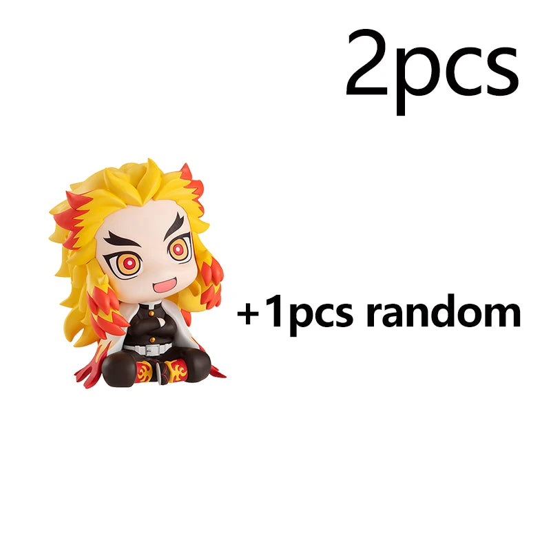 Anime Demon Slayer Kimetsu No Yaiba Figure Kamado Tanjirou Action Figure Agatsuma Zenitsu Nezuko Warrior PVC Model Toy Gift