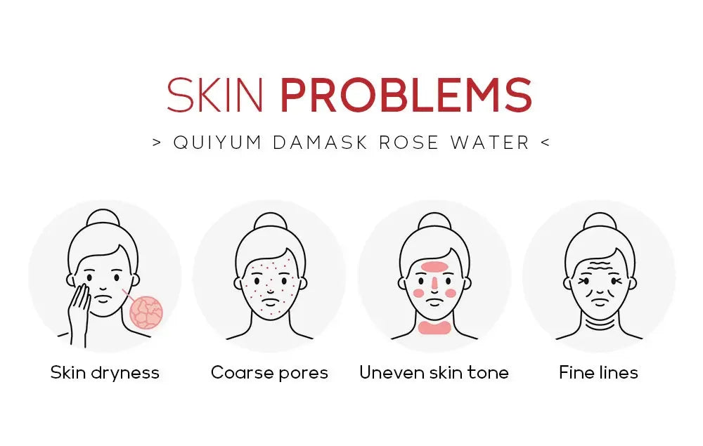 Face Care Rose Water Nourishing Skin Improve Dullness Facial Toner Damask Hydrosol Korean Skincare Products 100ml