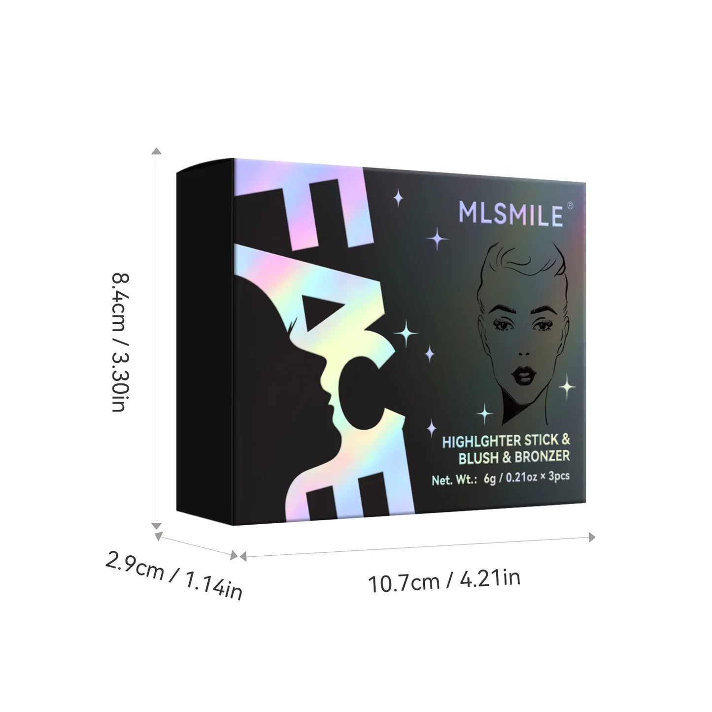 Magic Blush Stick Cheek Lip Tinted Moistured Blush Stick Silky Brighten Blush Cream Blusher Cosmetics Tubes Matte Contour