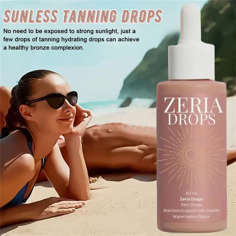 Bronzing Self-tanning Drops Moisturizing Quick Natural Tanning Body Bronzer Fake Tan Sunless Self Tanner Serum Hydrating Drops