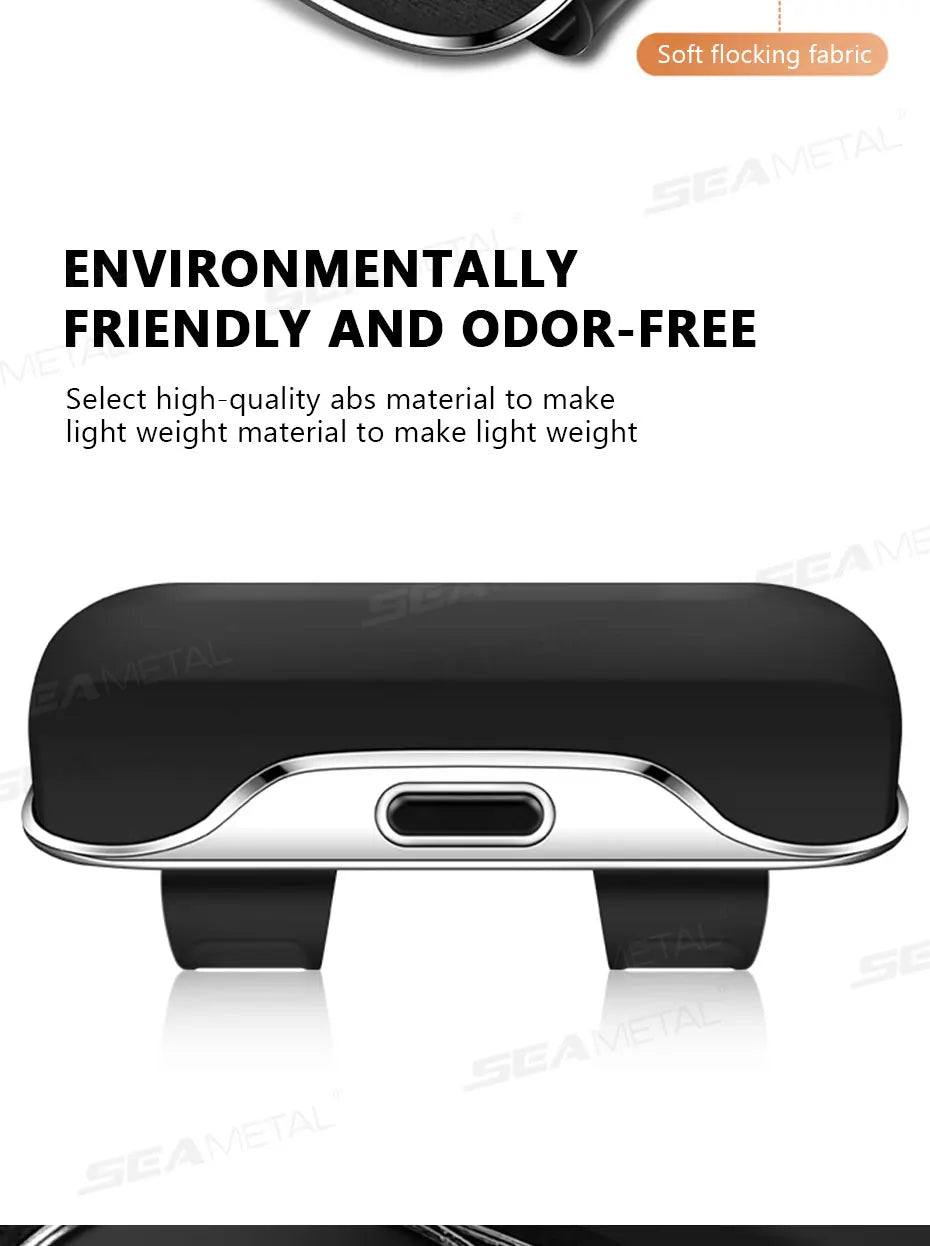 BLALION Car Glasses Box Portable Press Switch Sunglasses Holder Stable Shock-proof Driving Glasses Holder Eyeglass Storage Case