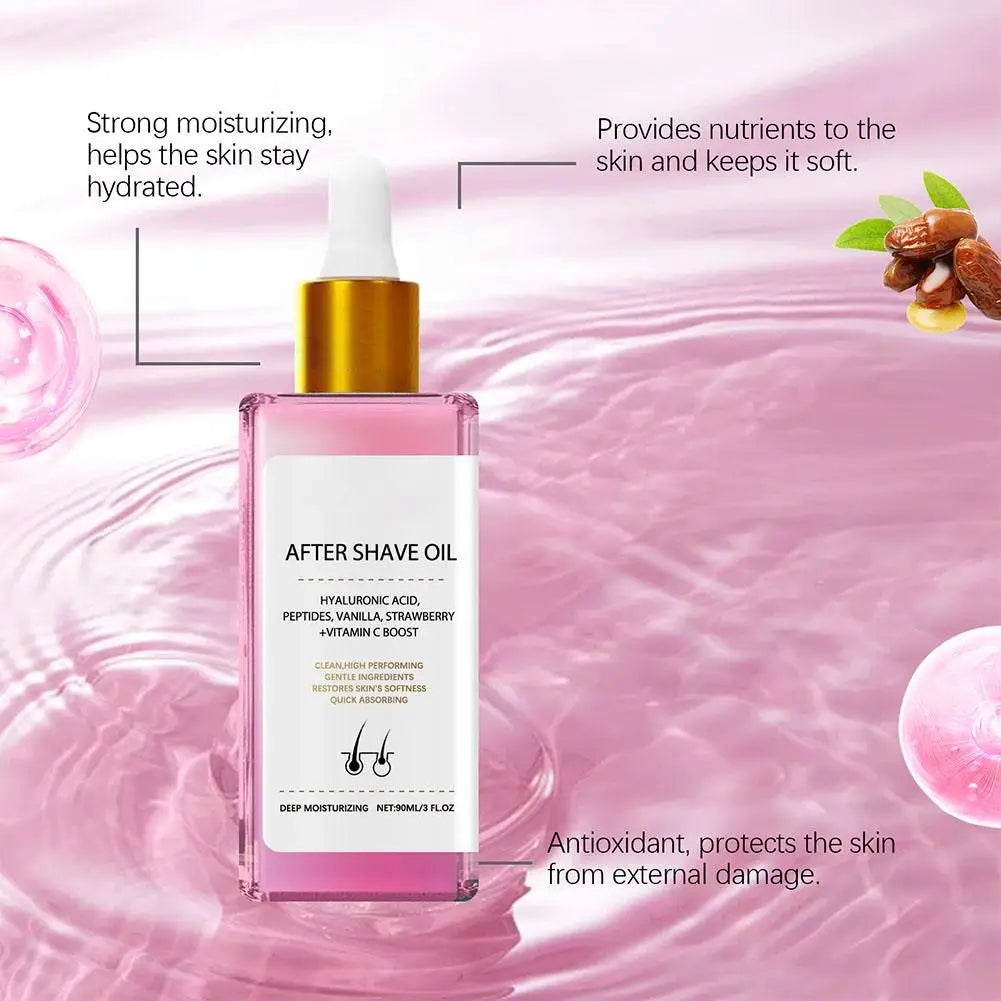 90ml Strawberry Hair Removal Aftercare Oil Gently Soothes The Skin Moisturizing 60g Hair Removal Cream Skin Care