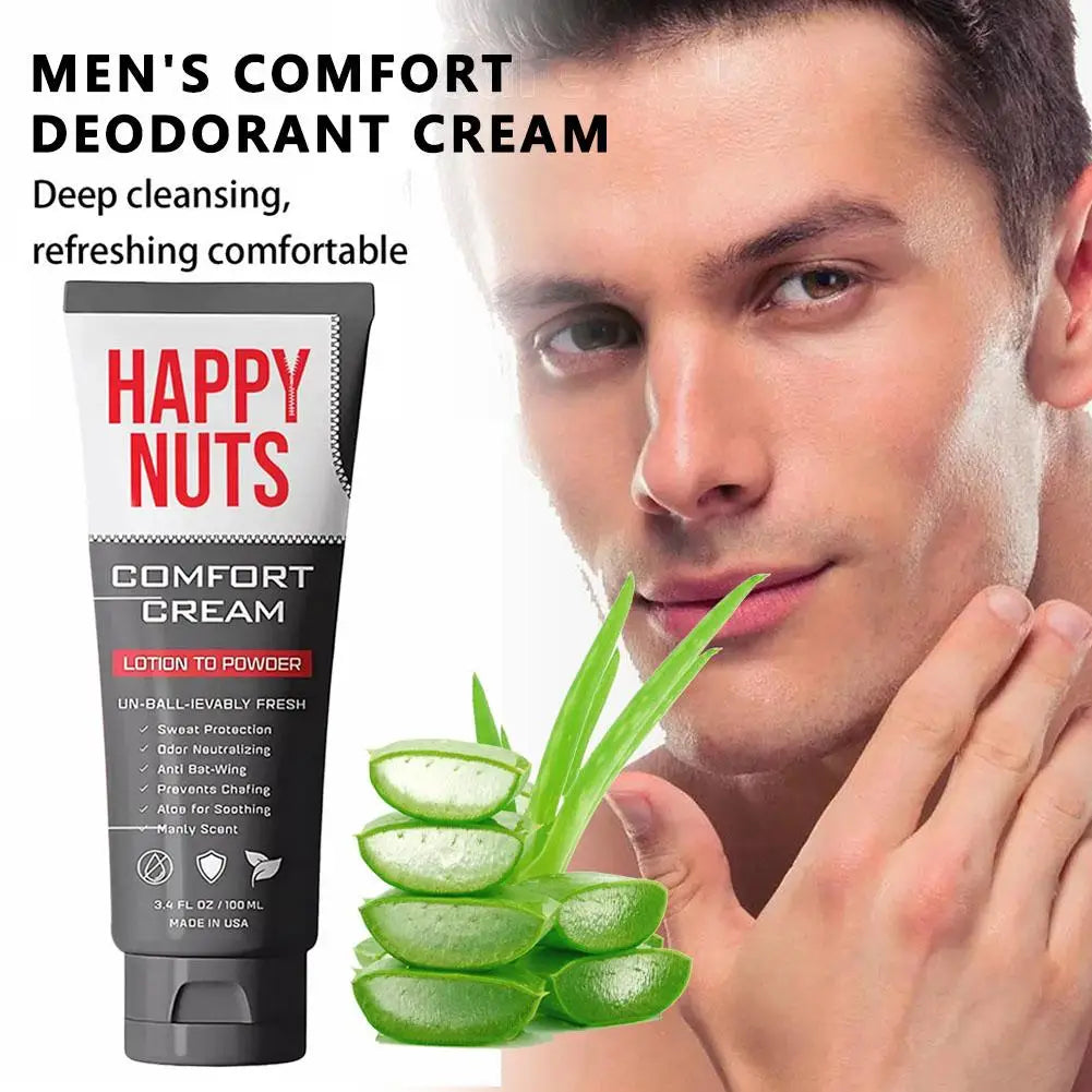 Men's Sandalwood Body Deodorant Cream Gently Remove Body Odor And Reduces Friction Men's Body Care Cream Hot products Gifts