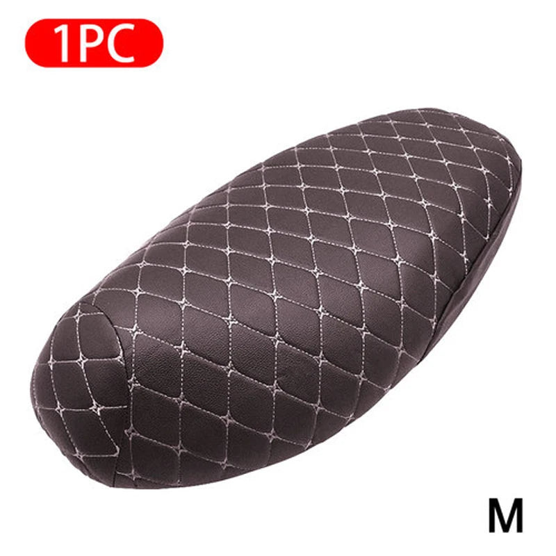 BLALION Motorcycle Seat Cover Thickened Waterproof Anti-skid Seat Protection 3D Faux Leather Seat Pad Protective Cover for Moto