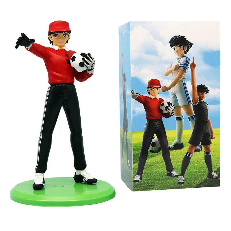18cm Captain Tsubasa Anime Figure Ozora Tsubasa Action Figures Hyuuga Wakabayashi/ KojirouGenzou Figurine Collection Model Toys
