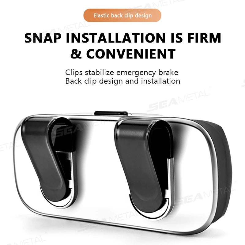 BLALION Car Glasses Box Portable Press Switch Sunglasses Holder Stable Shock-proof Driving Glasses Holder Eyeglass Storage Case