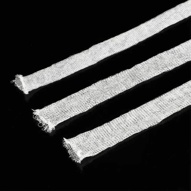 5M Soluble PVA Mesh Refill Carp Fishing Feeder Fishing Lures Refill Rig Hook Bait Wrap Bags 37mm PVA Bag