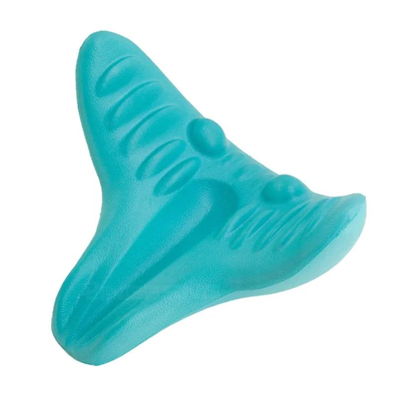 Neck Massage Pillow Neck Shoulder Cervical Chiropractic Traction Device Massage Pillow for Pain Relief Spine Correction